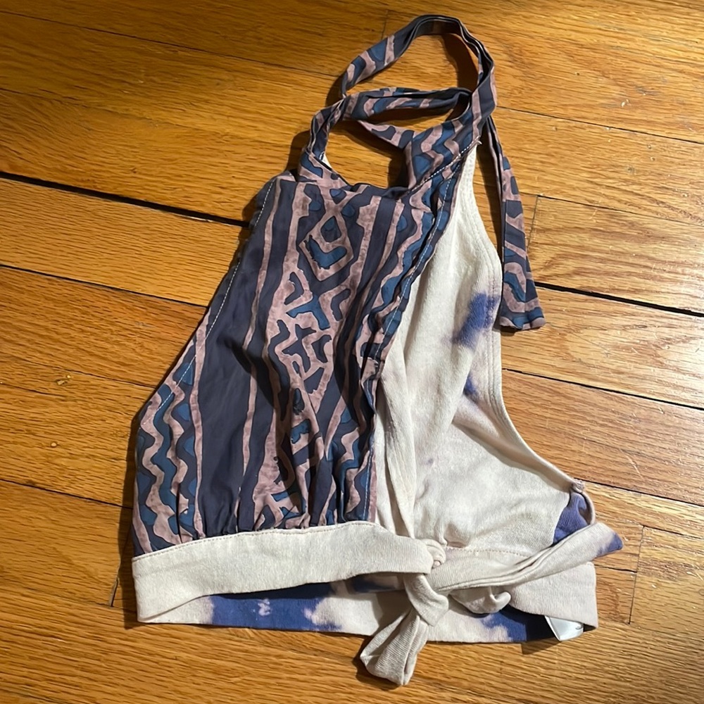 Urban Outfitters fun tribal-themed cut out crop top